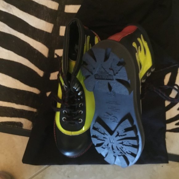 John Fluevog Pyro Unisex Boots 12W 10M New unisex - Picture 3 of 3